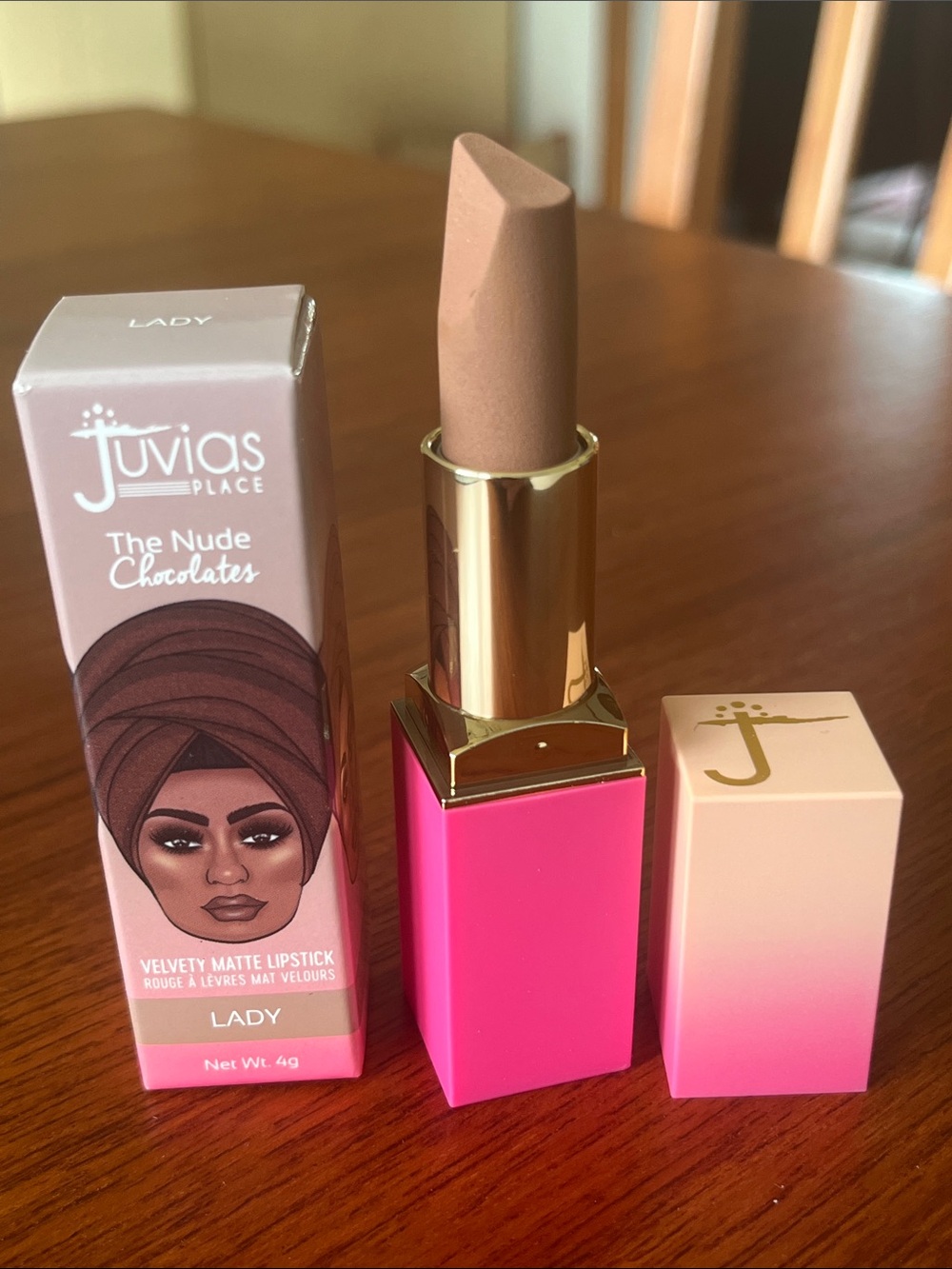 Juvia's Place The Nude Chocolates Velvety Matte Lipstick - LADY